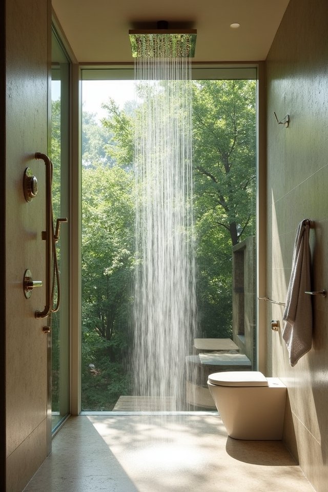 rainfall showerhead spa experience
