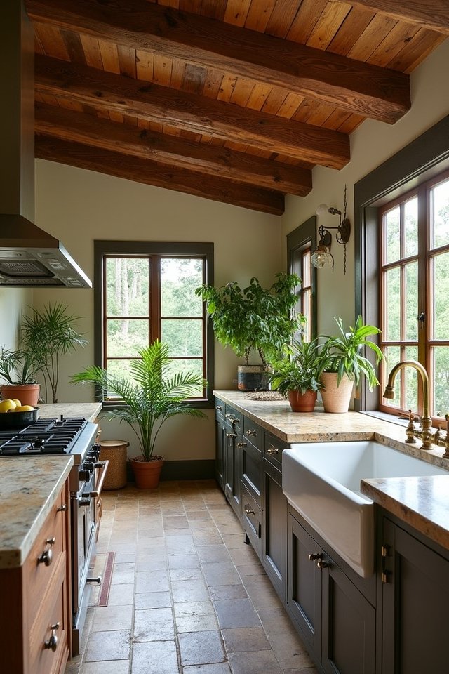 reclaimed vintage kitchen elegance