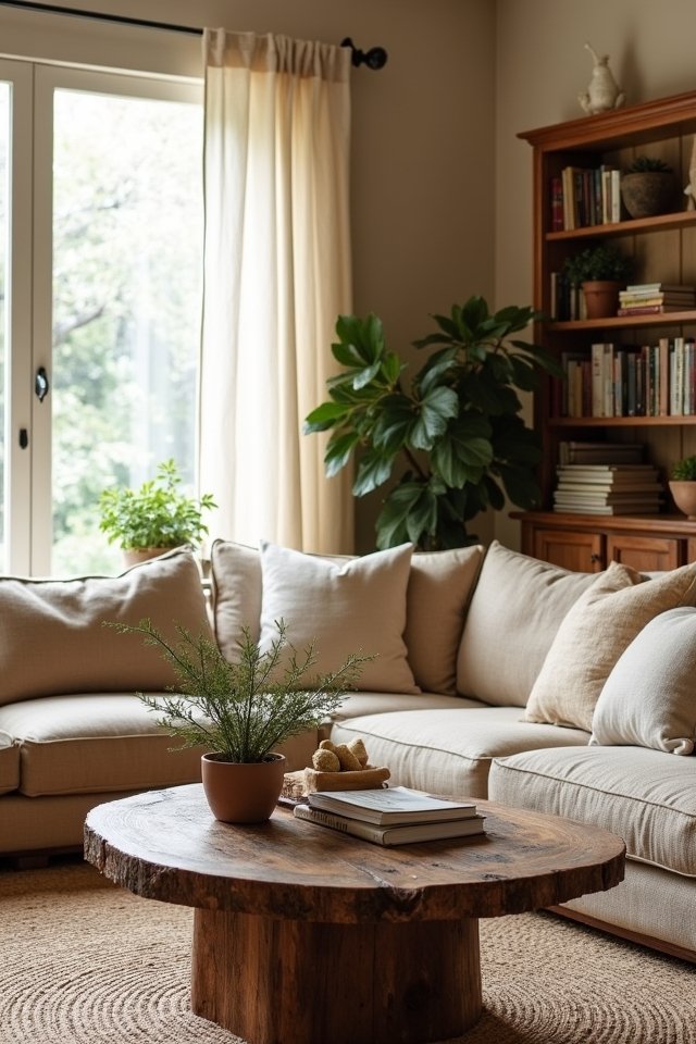 reclaimed wood adds warmth