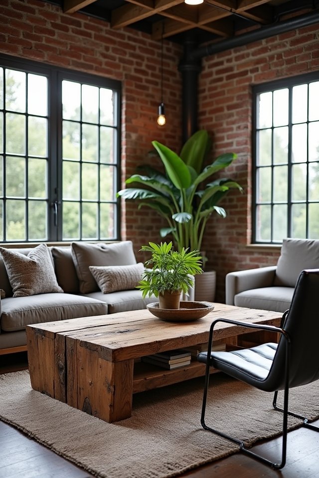 reclaimed wood for warmth