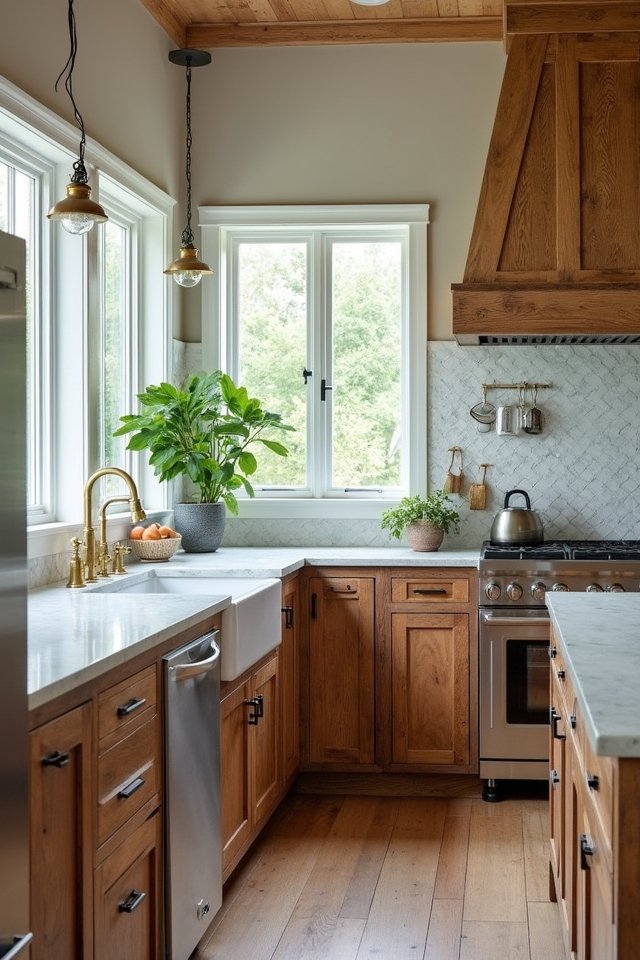 reclaimed wood kitchen cabinets