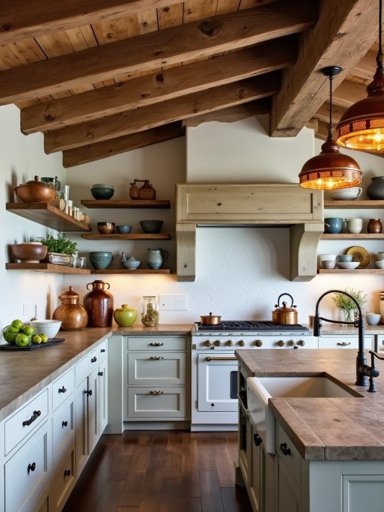 reclaimed wood kitchen charm