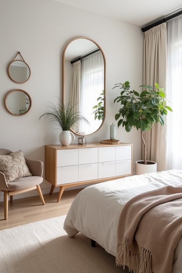 reflective decor for space