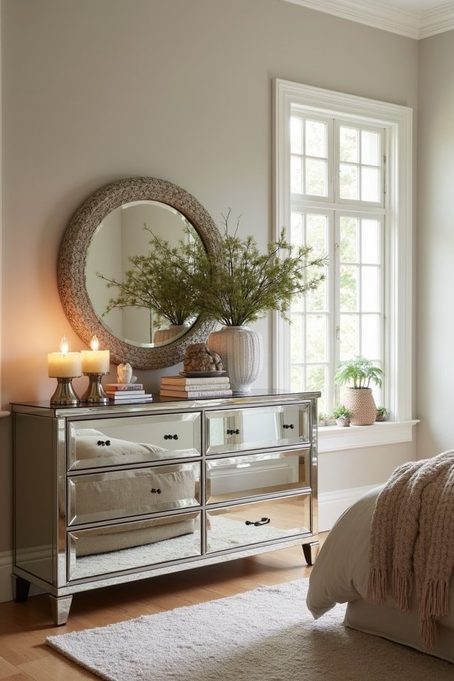reflective glamour in decor