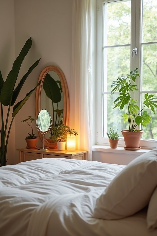 reflective surfaces enhance tranquility