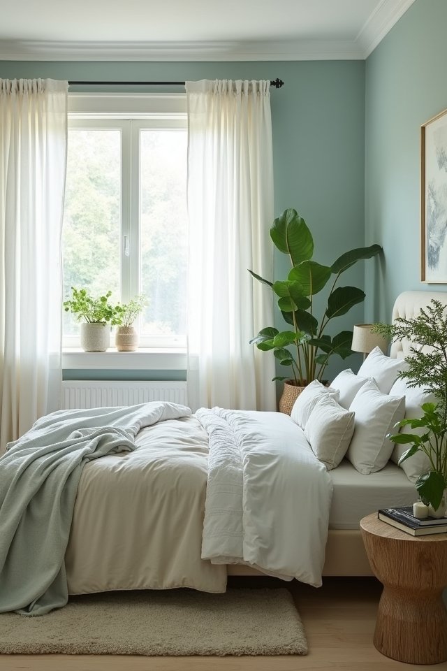 relaxing bedroom color palette