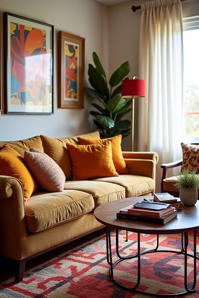 retro patterns create coziness