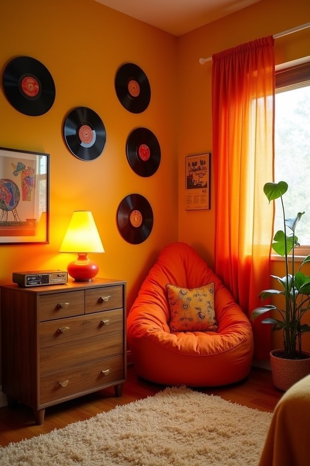 retro vibrant decor paradise
