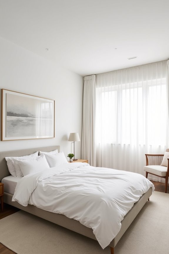revitalizing minimalist bedroom design