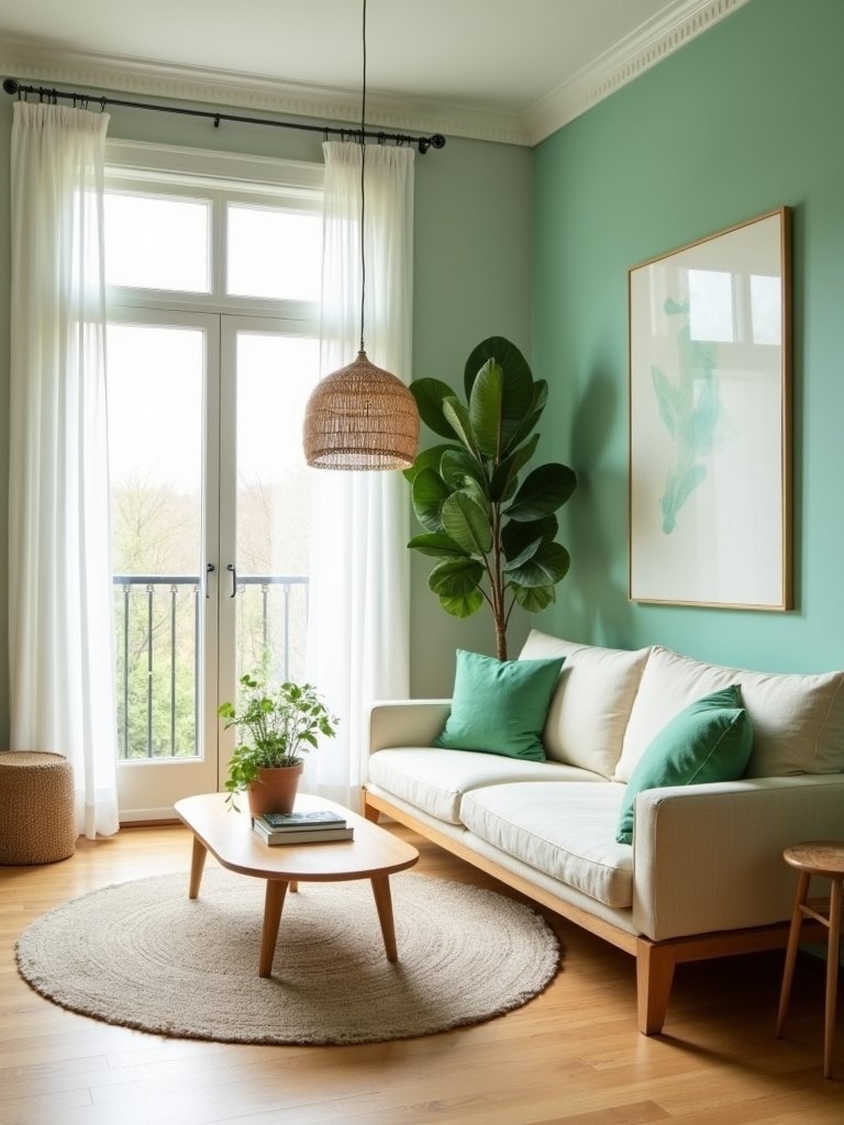 revitalizing mint and wood