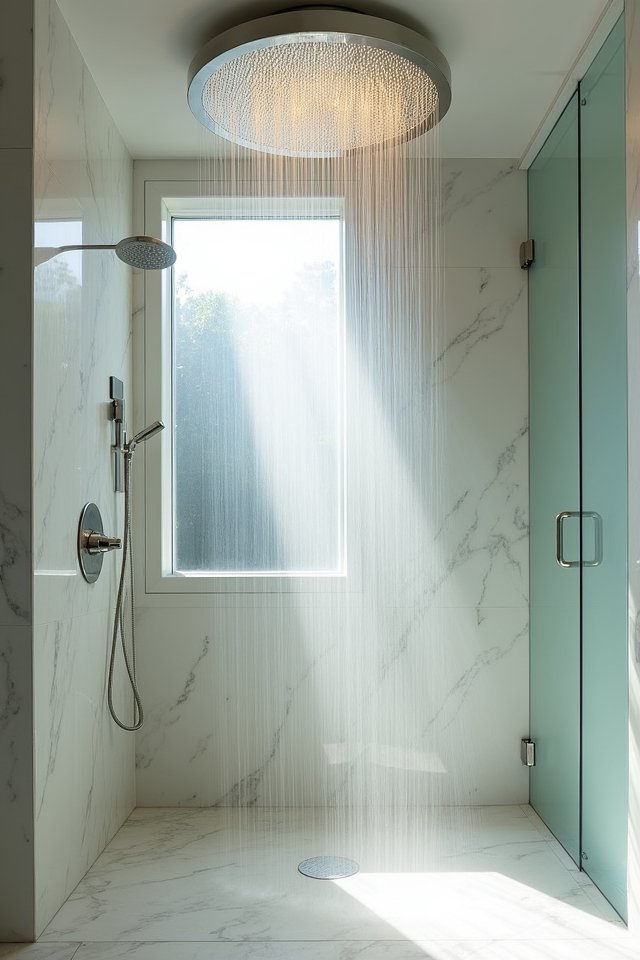 revitalizing spa like shower experience