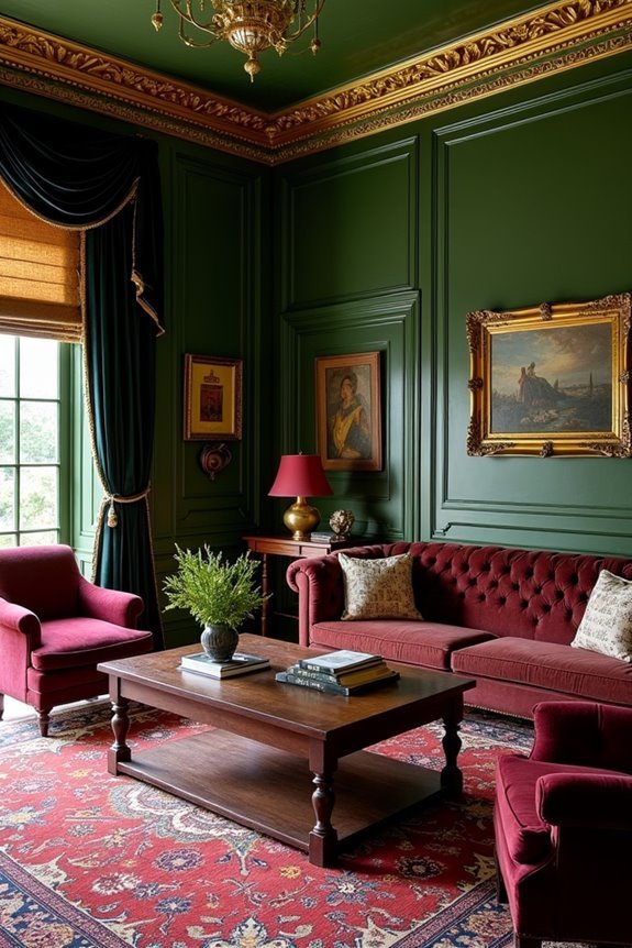 rich colors and textures