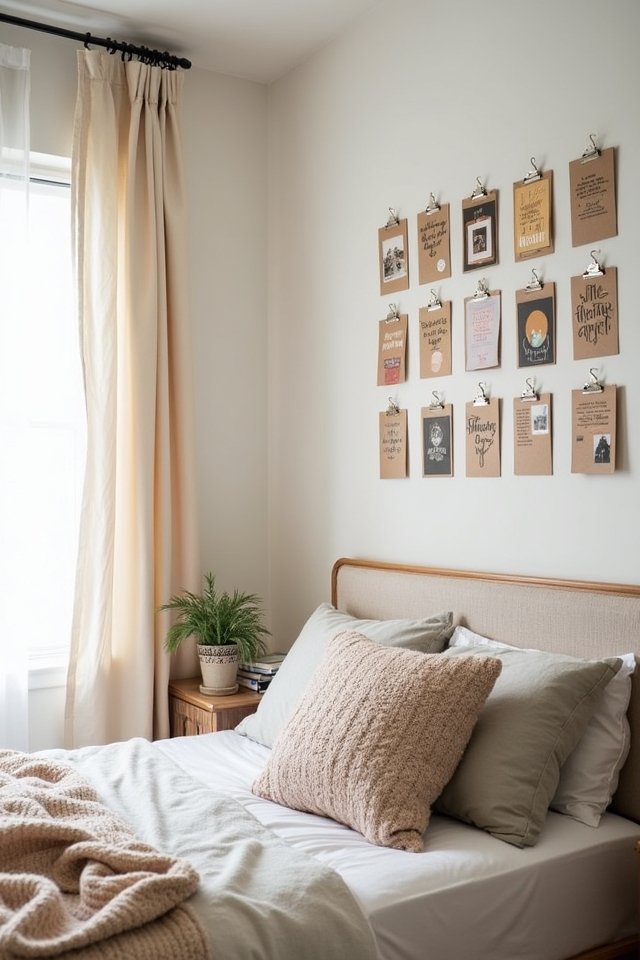 rotating clipboard display decor