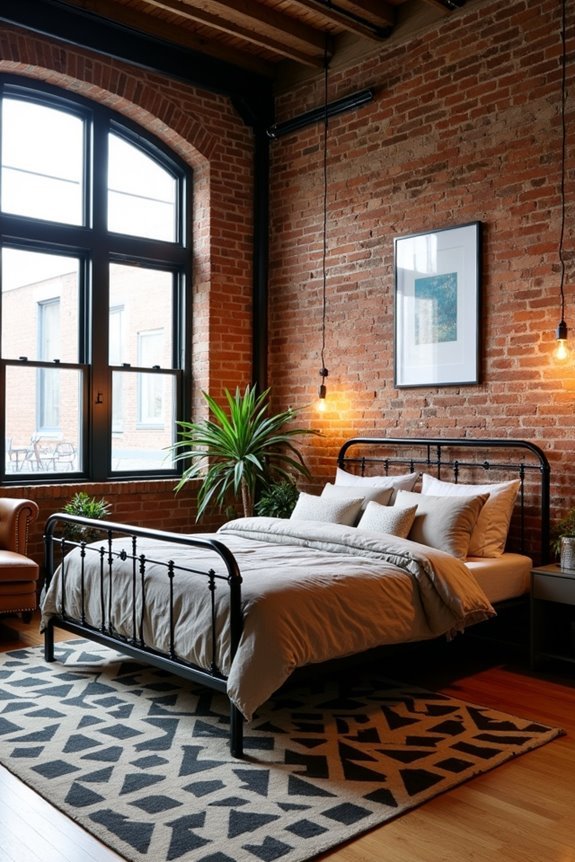 rugged industrial bedroom style