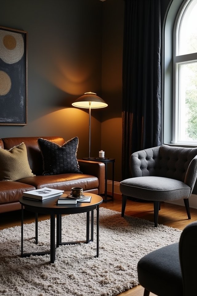 rugs define cozy spaces