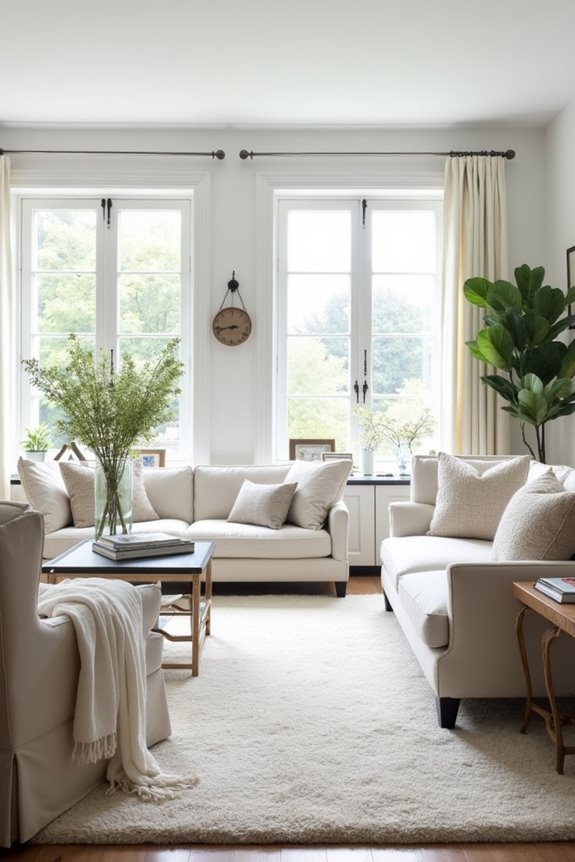 rugs define cozy spaces