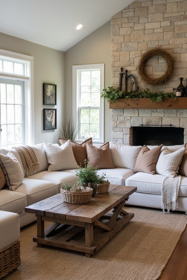rustic accessories for warmth