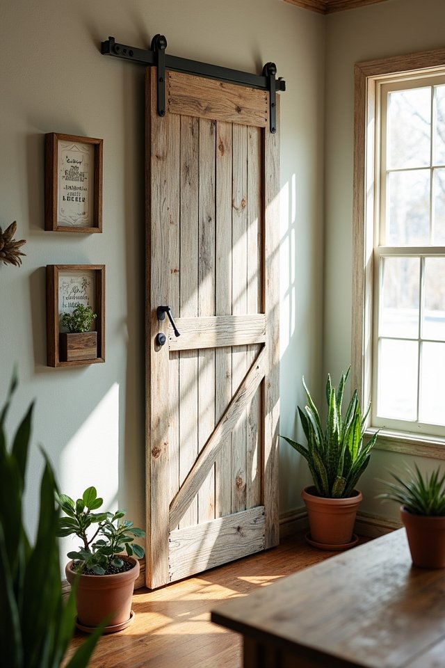 rustic barn door art