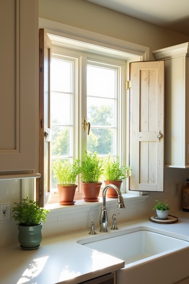 rustic barn door shutters