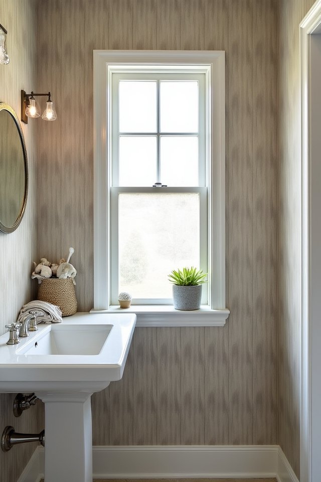 rustic beach retreat wallpaper