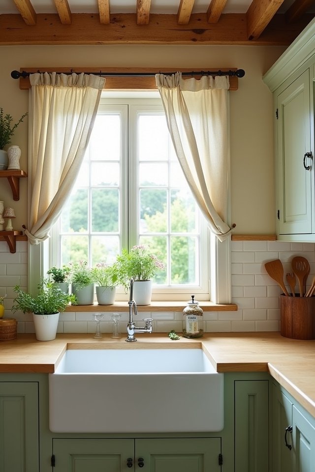 rustic beams enhance coziness