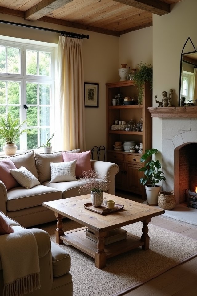 rustic charm and warmth