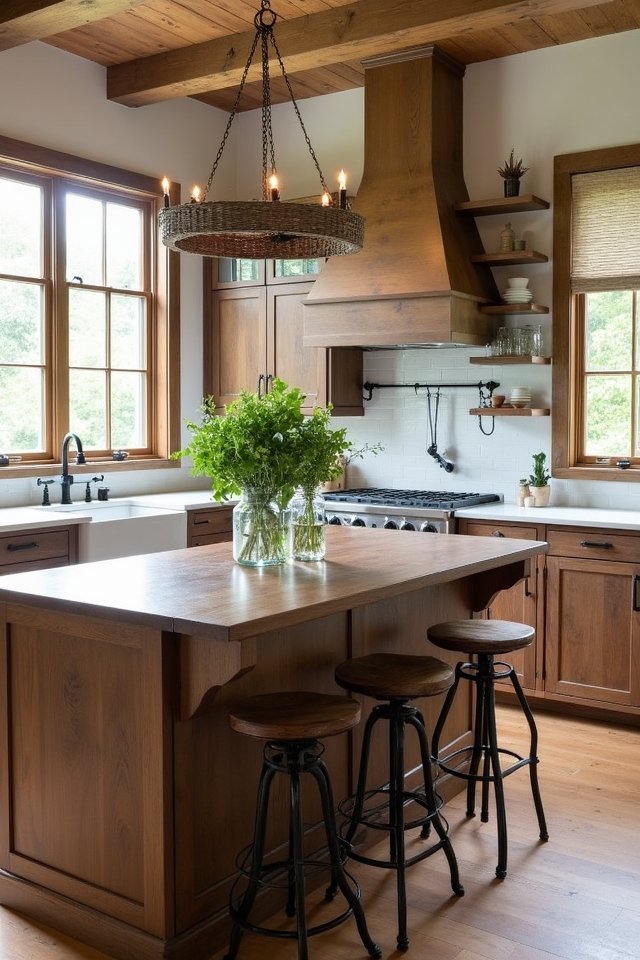 rustic charm and warmth