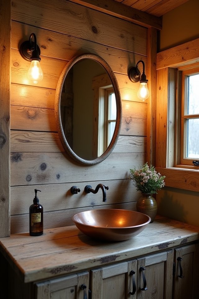 rustic charm bathroom fixtures