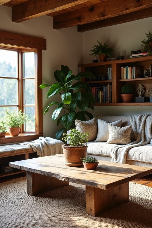 rustic charm through sustainability
