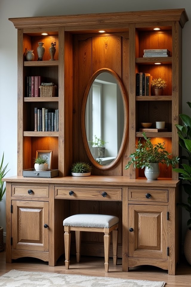 rustic charm with dressing area