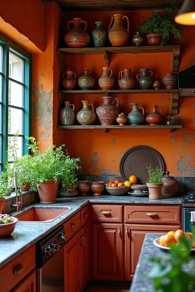 rustic charm with earthenware