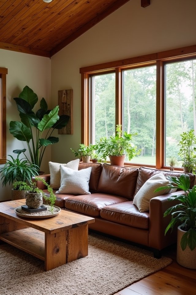 rustic charm with natural elements