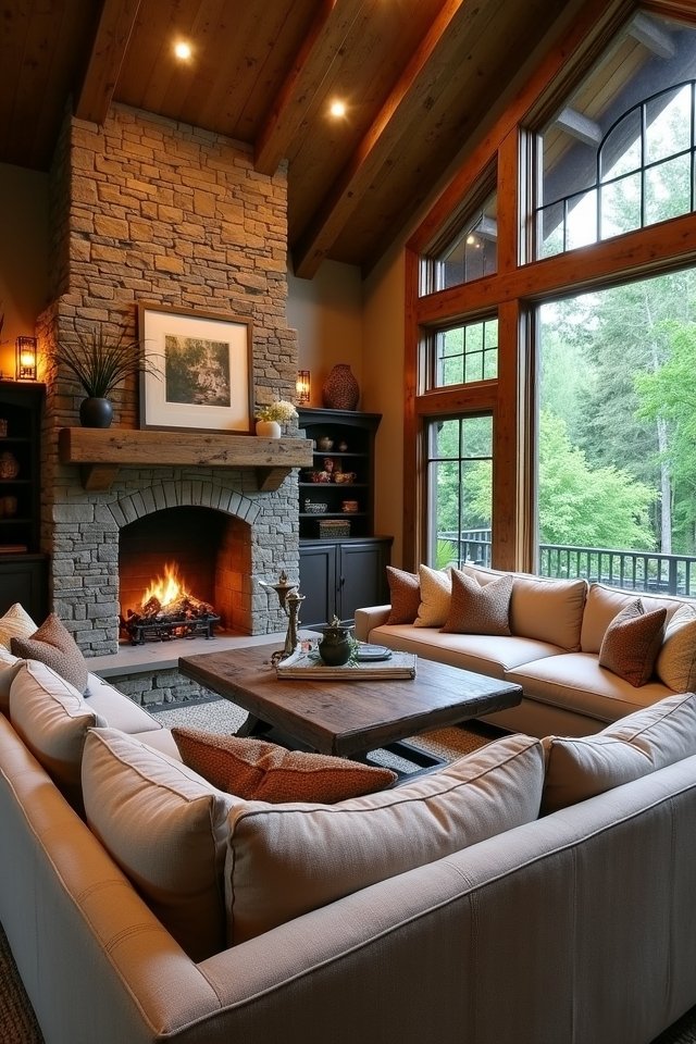 rustic charm with natural materials
