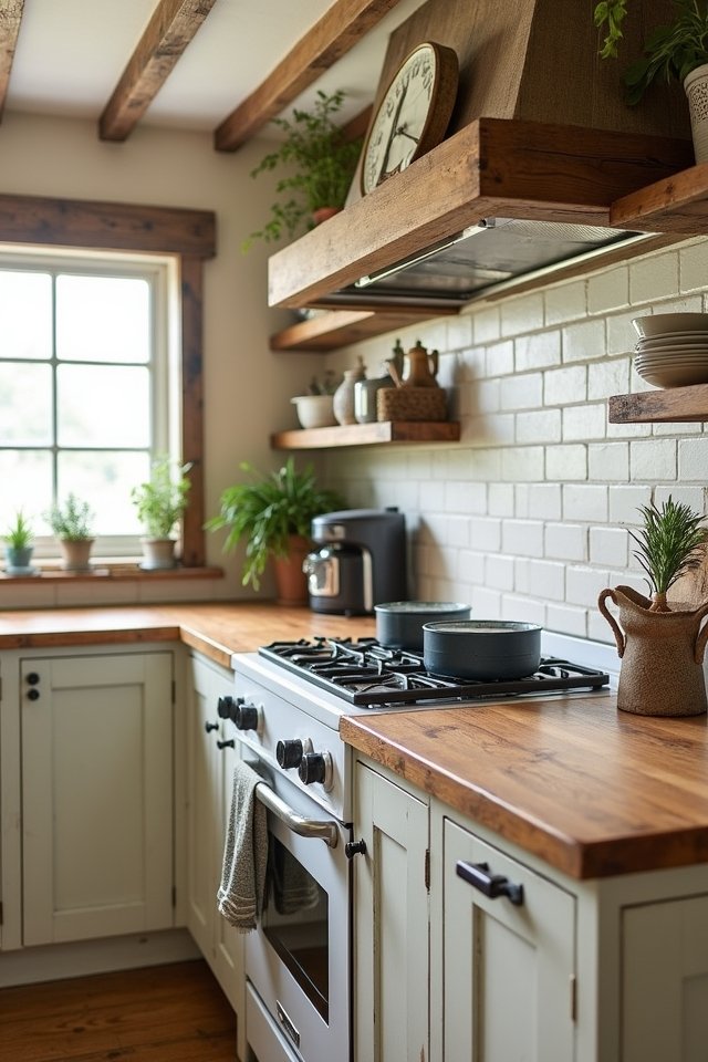 rustic distressed pine charm