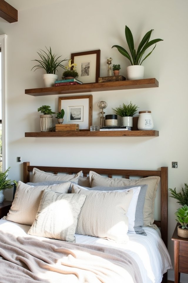 rustic diy reclaimed wood shelves