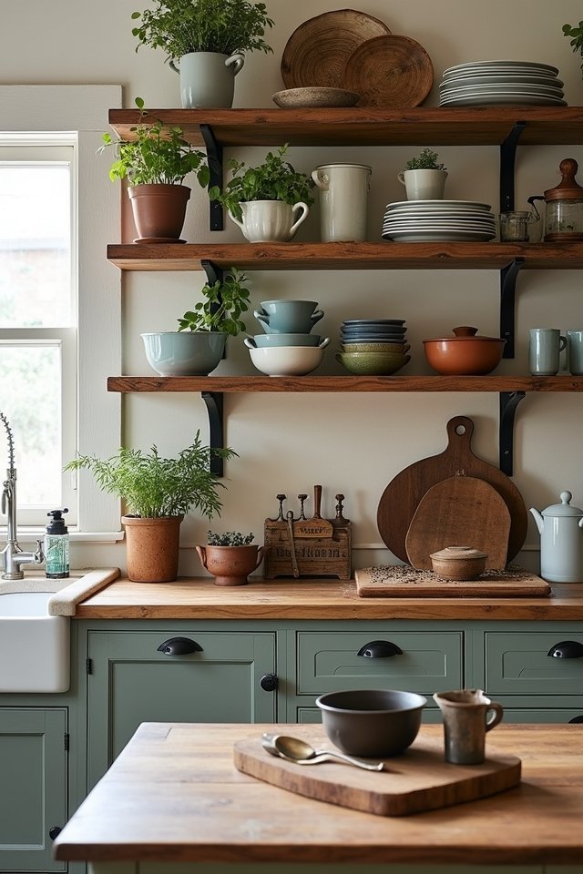 rustic elegance through contrast