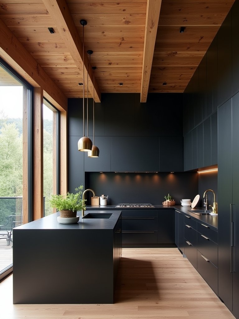 rustic elegance with contrast