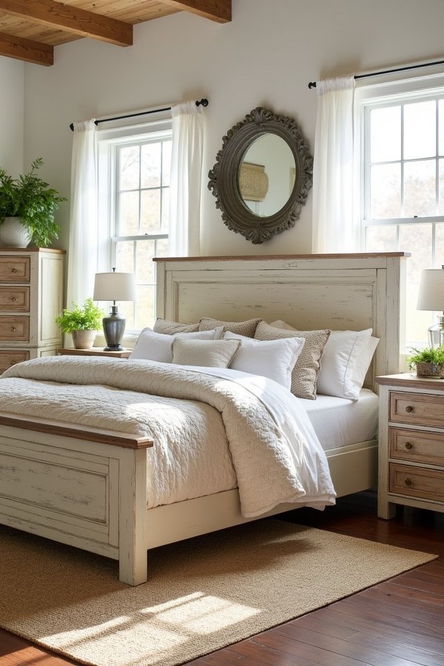 rustic farmhouse bedroom charm