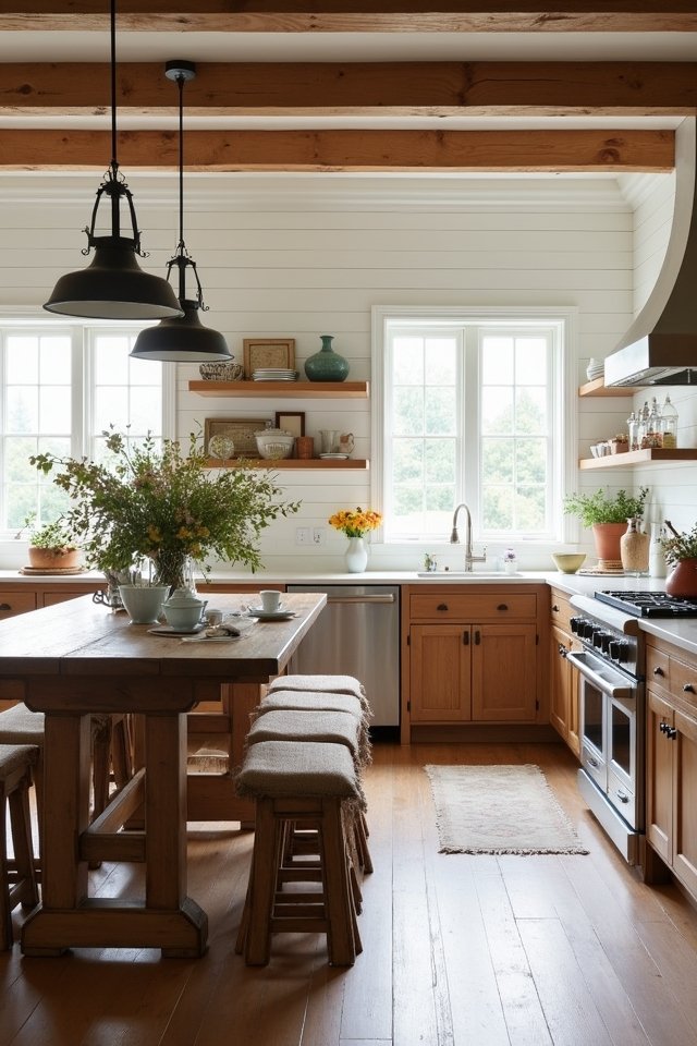 rustic farmhouse kitchen design
