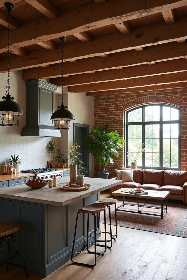 rustic industrial home design