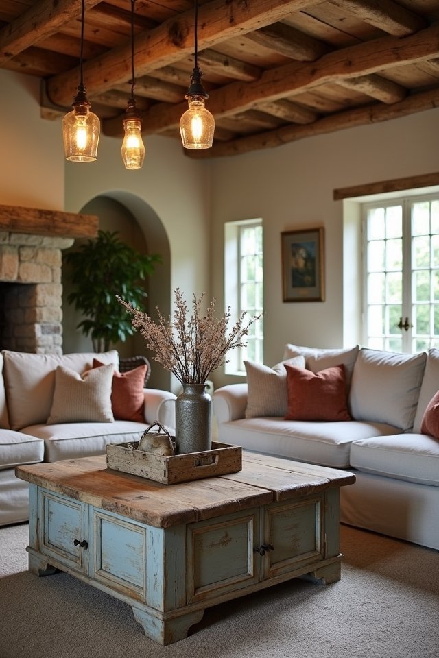 rustic lighting for ambiance