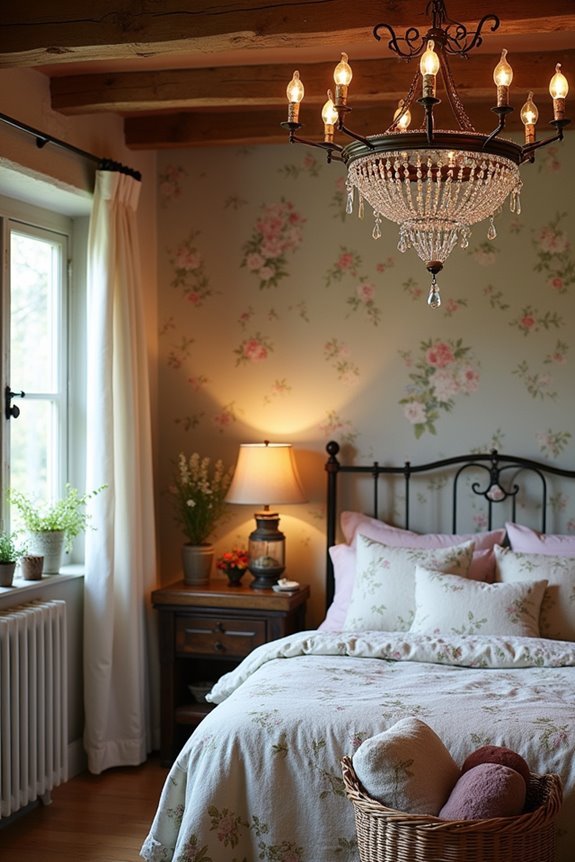rustic lighting for coziness