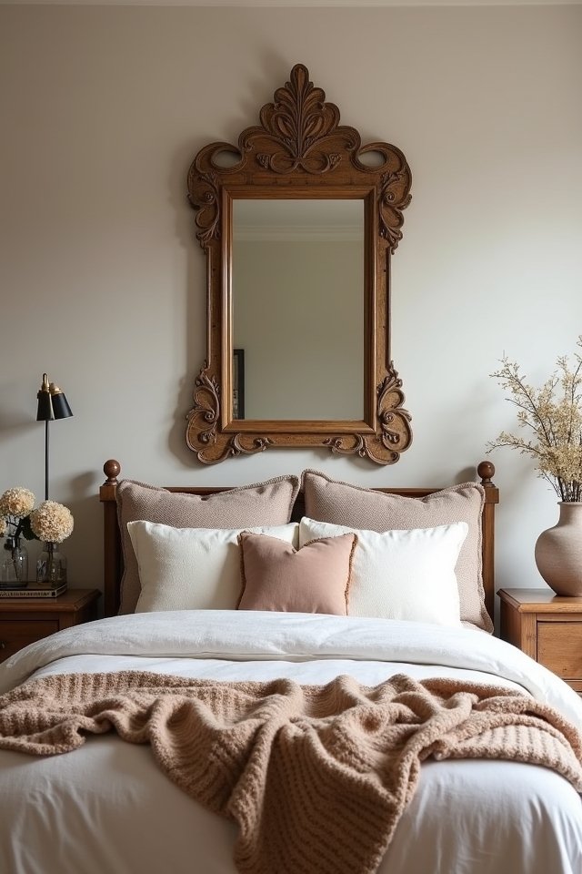 rustic mirrors for cozy retreats