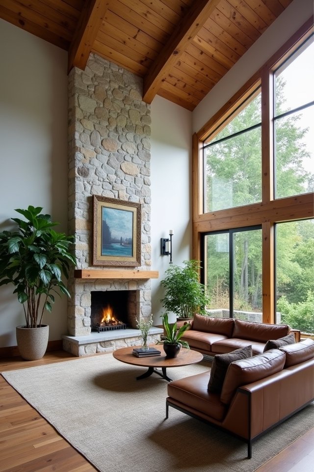 rustic modern living blend