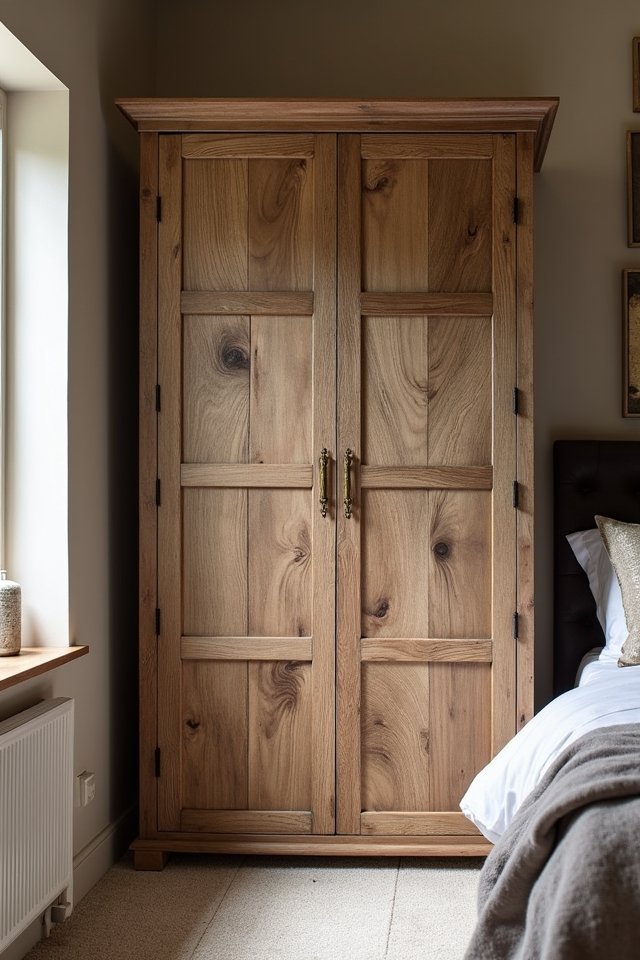 rustic reclaimed wood wardrobe