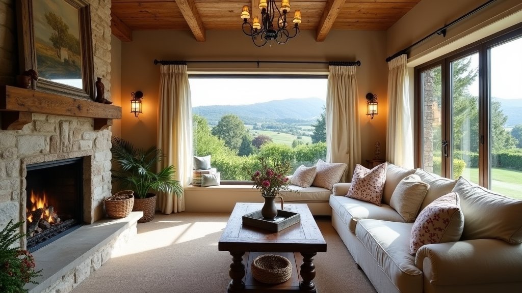 rustic retreat living room ideas