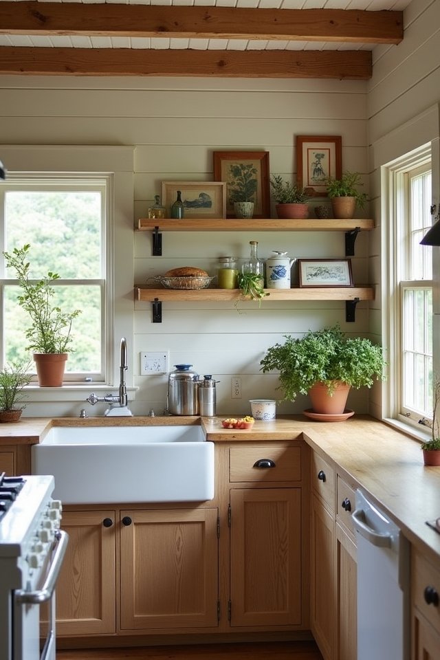 rustic shiplap wall charm