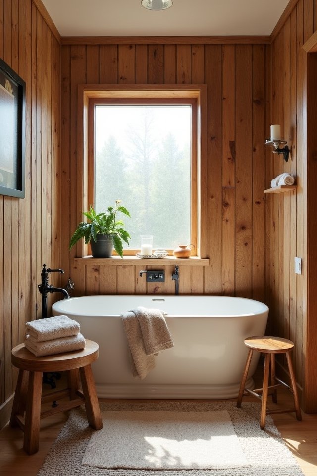 rustic textured wood elegance