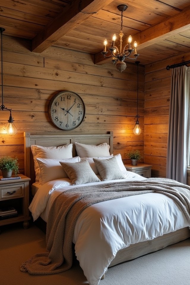 rustic vintage bedroom retreat