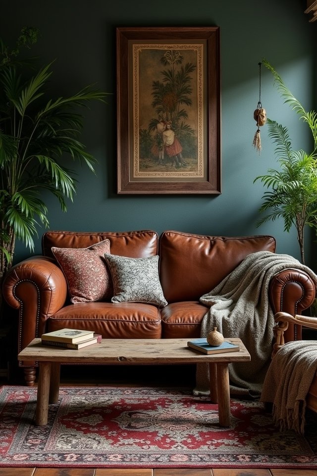 rustic vintage leather comfort